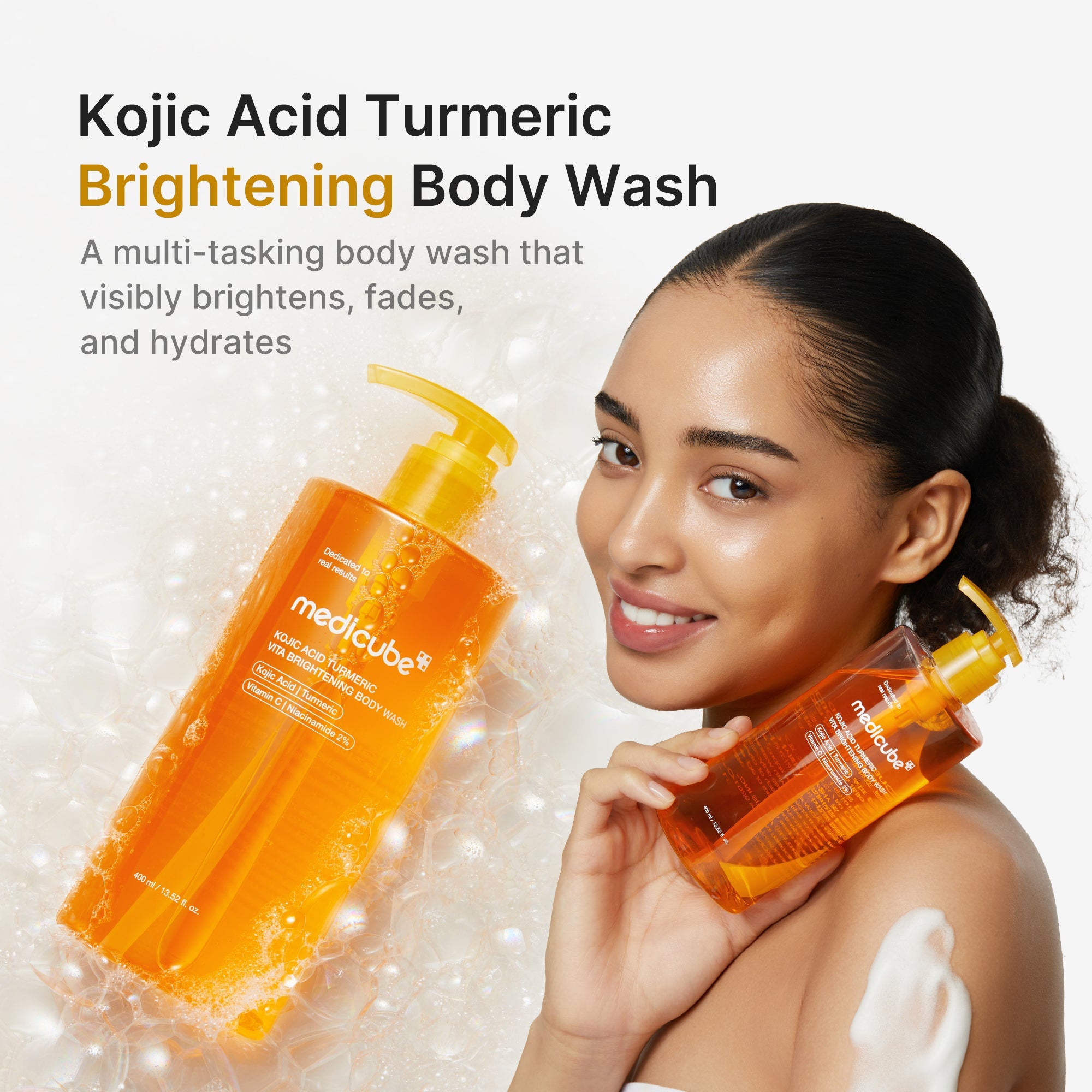 Kojic Acid Turmeric Brightening Body Wash - Care has a personal rhythm.