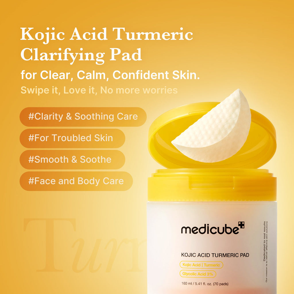 Kojic Acid Turmeric Toner Pad - The thoughtful side of beauty.