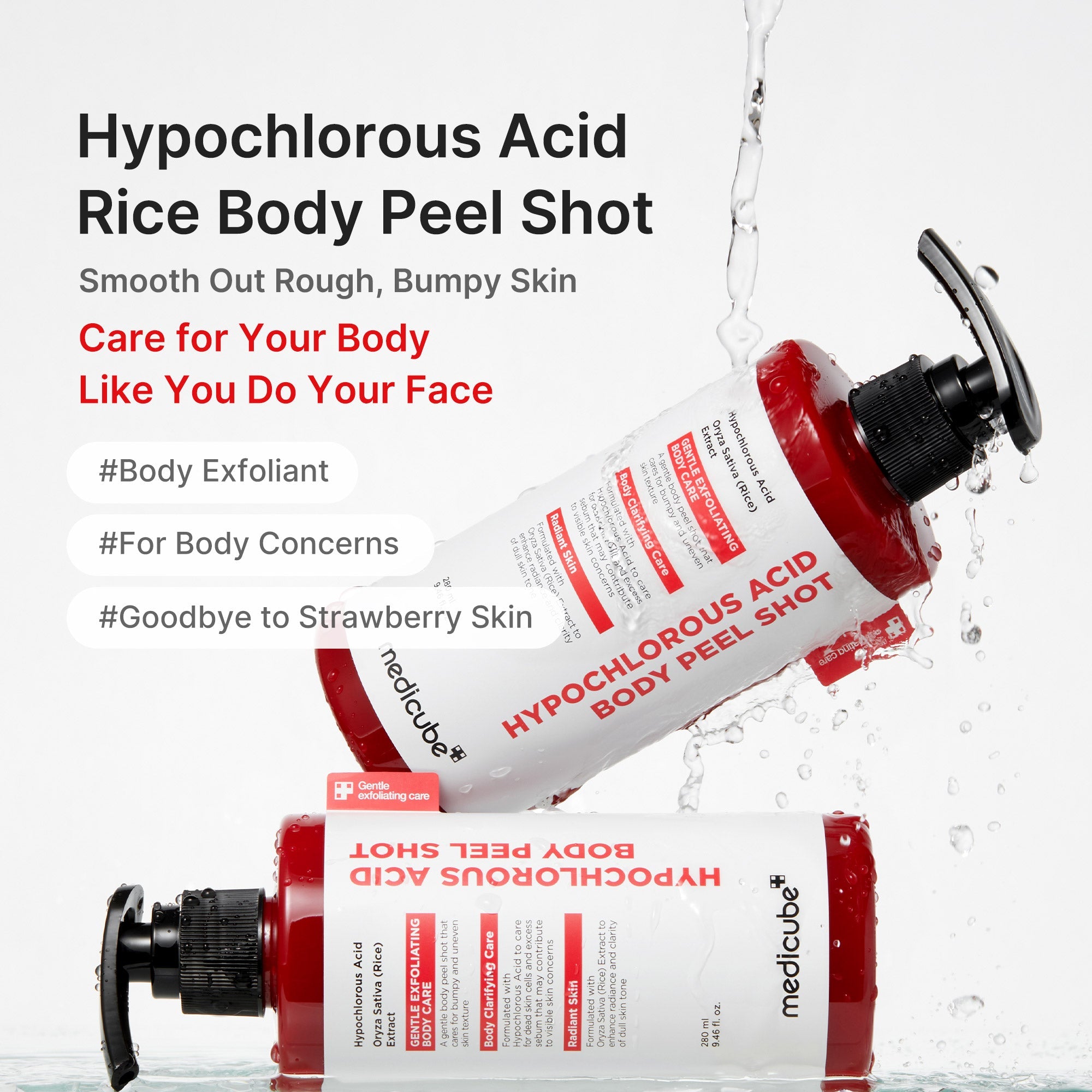 Hypochlorous Acid Rice Body Peel Shot - Your glow wishlist awaits.