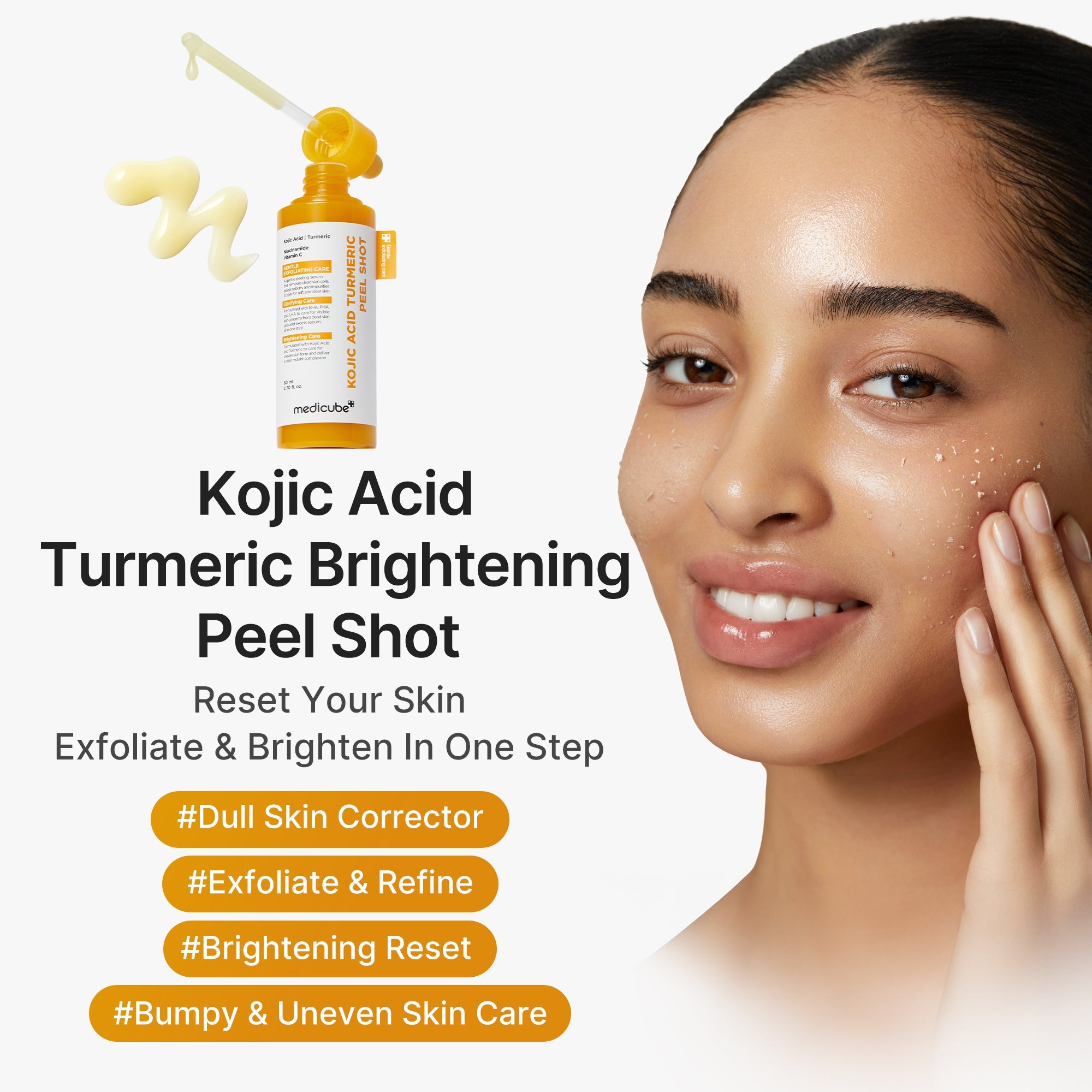 Kojic Acid Turmeric Peel Shot - Give yourself some margin.