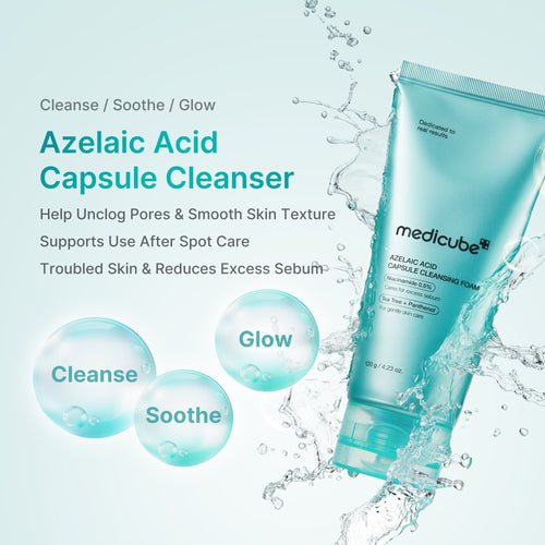 Azelaic Acid Capsule Foam Cleanser - This evening is yours.