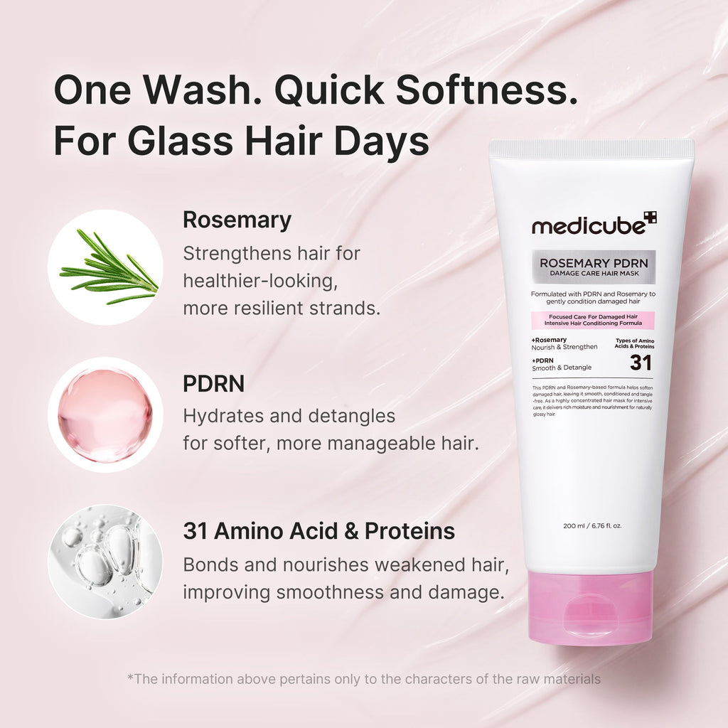 Rosemary PDRN Damage Care Hair Mask - Your counter deserves this.