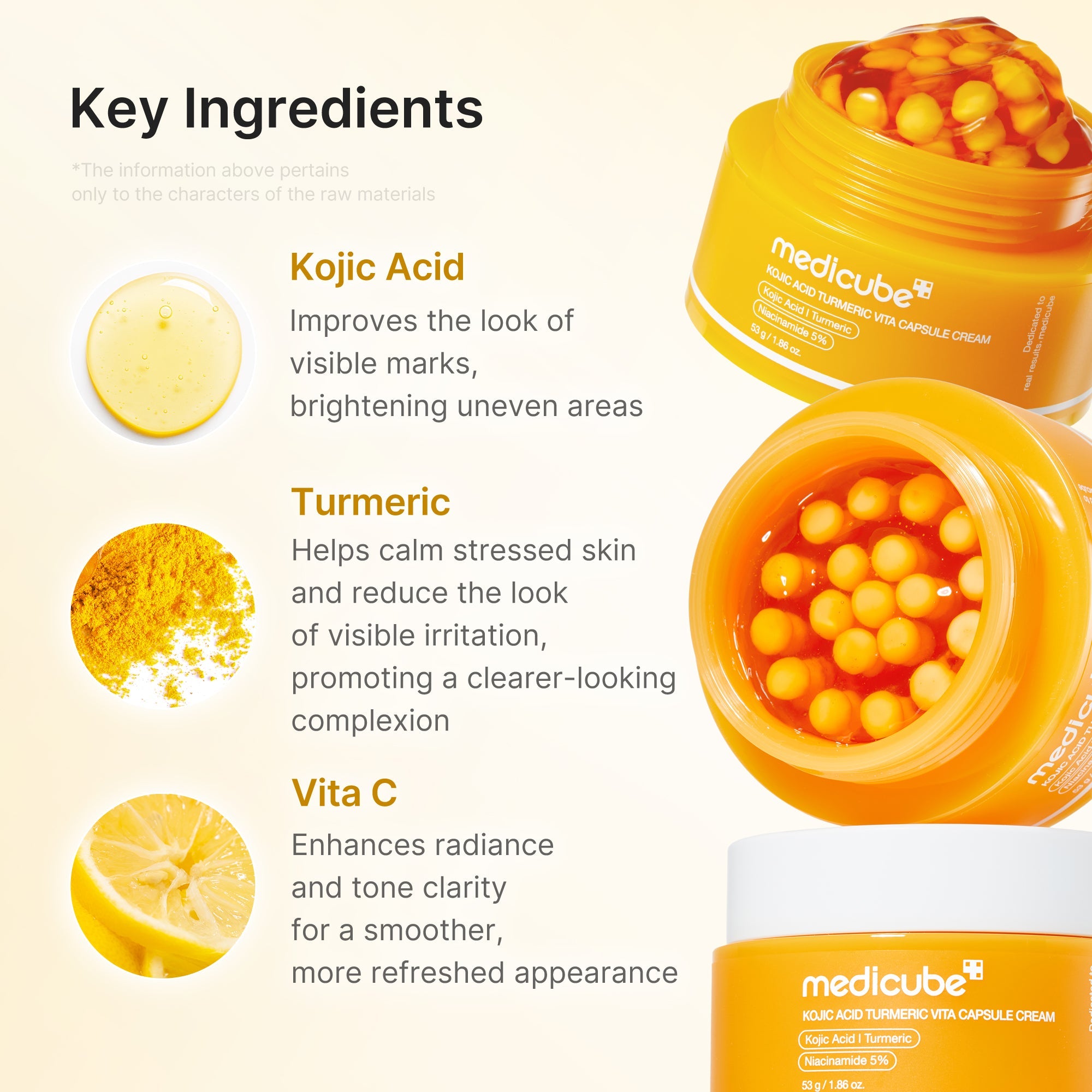 Kojic Acid Turmeric Vita Capsule Cream - Say yes to skincare time.