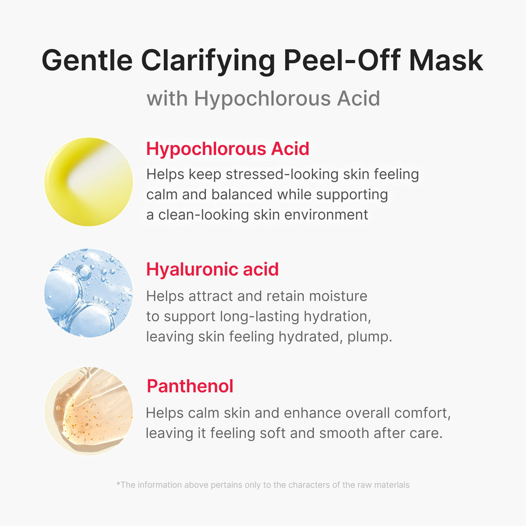Hypochlorous Acid Peel Mask - Let your care story unfold.