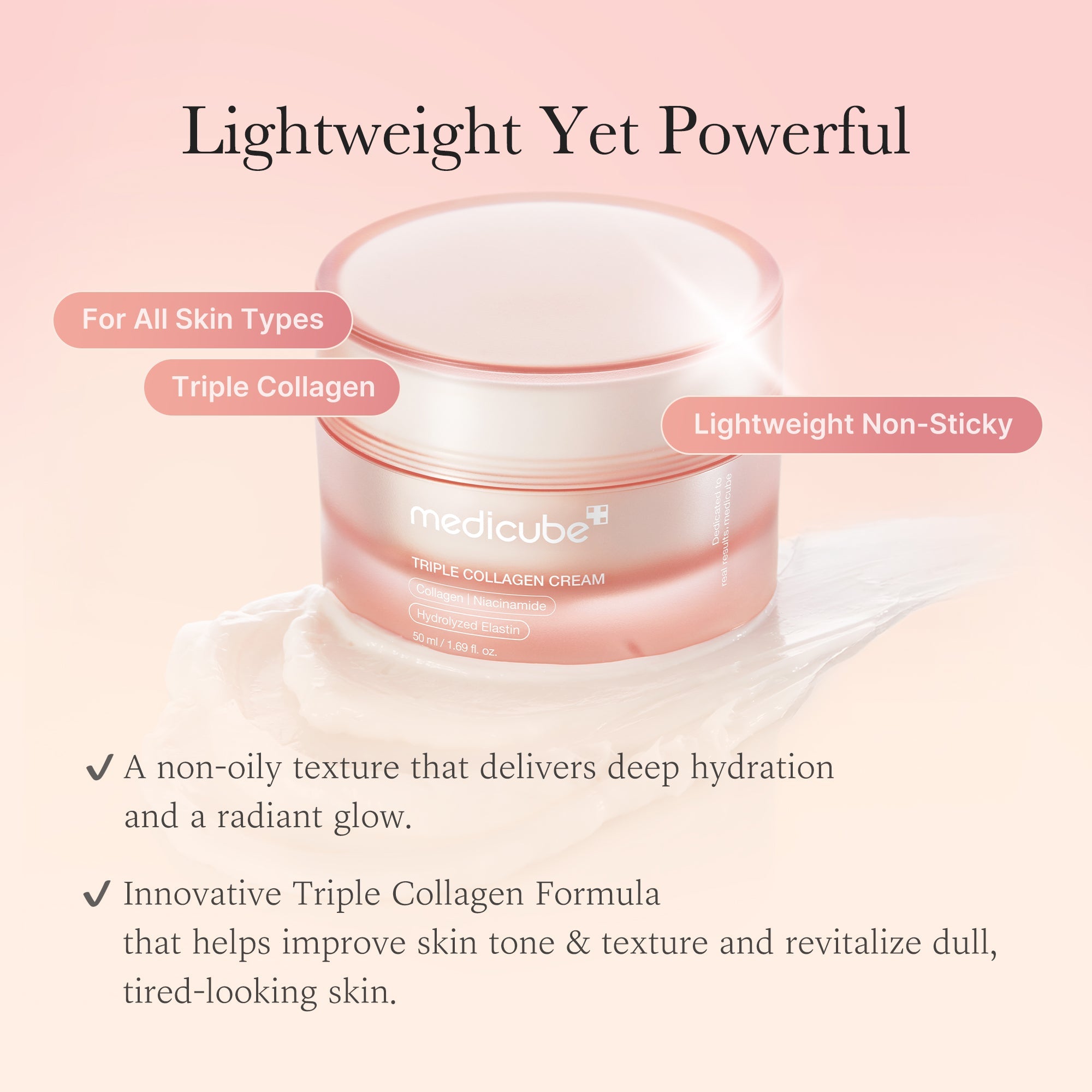Triple Collagen Cream - Meet your Medicube moment.