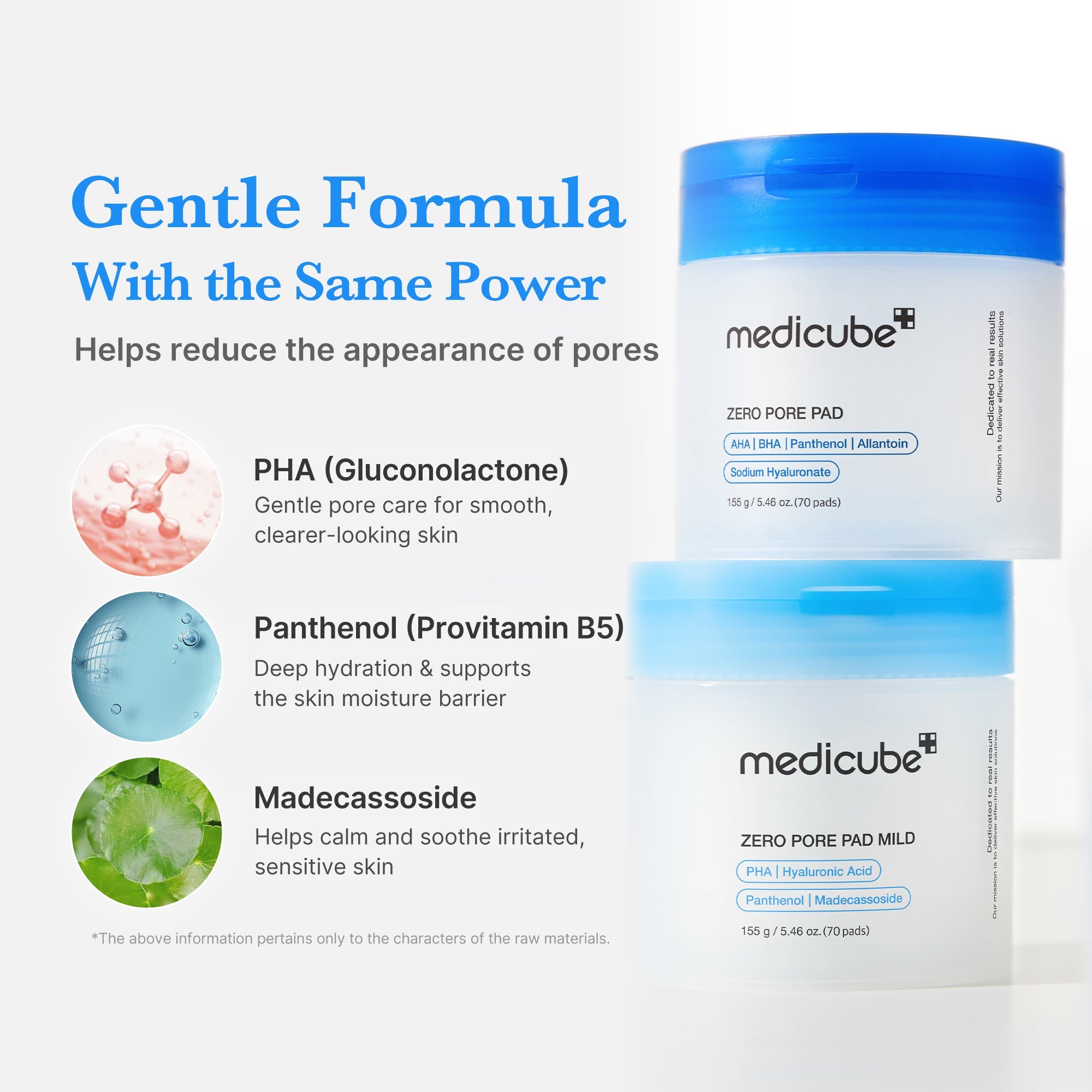 Zero Pore Madecassoside Pads (Mild) - Your next Medicube chapter.