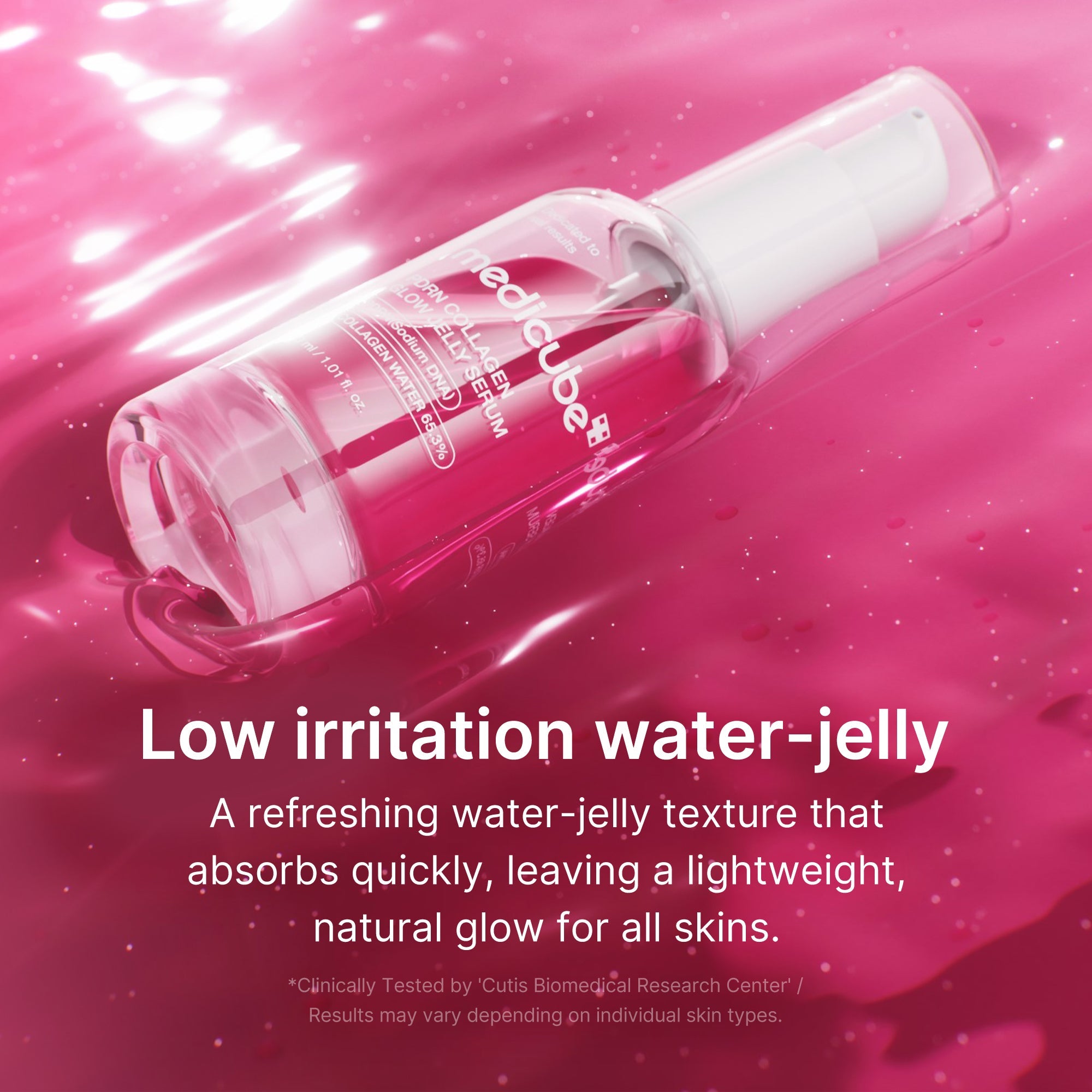 PDRN Pink Collagen Glow Jelly Serum - Stay in. Bring the skincare.