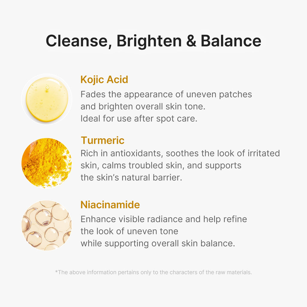 Kojic Acid Turmeric Vita Capsule Foam Cleanser - Let the weekend be yours.
