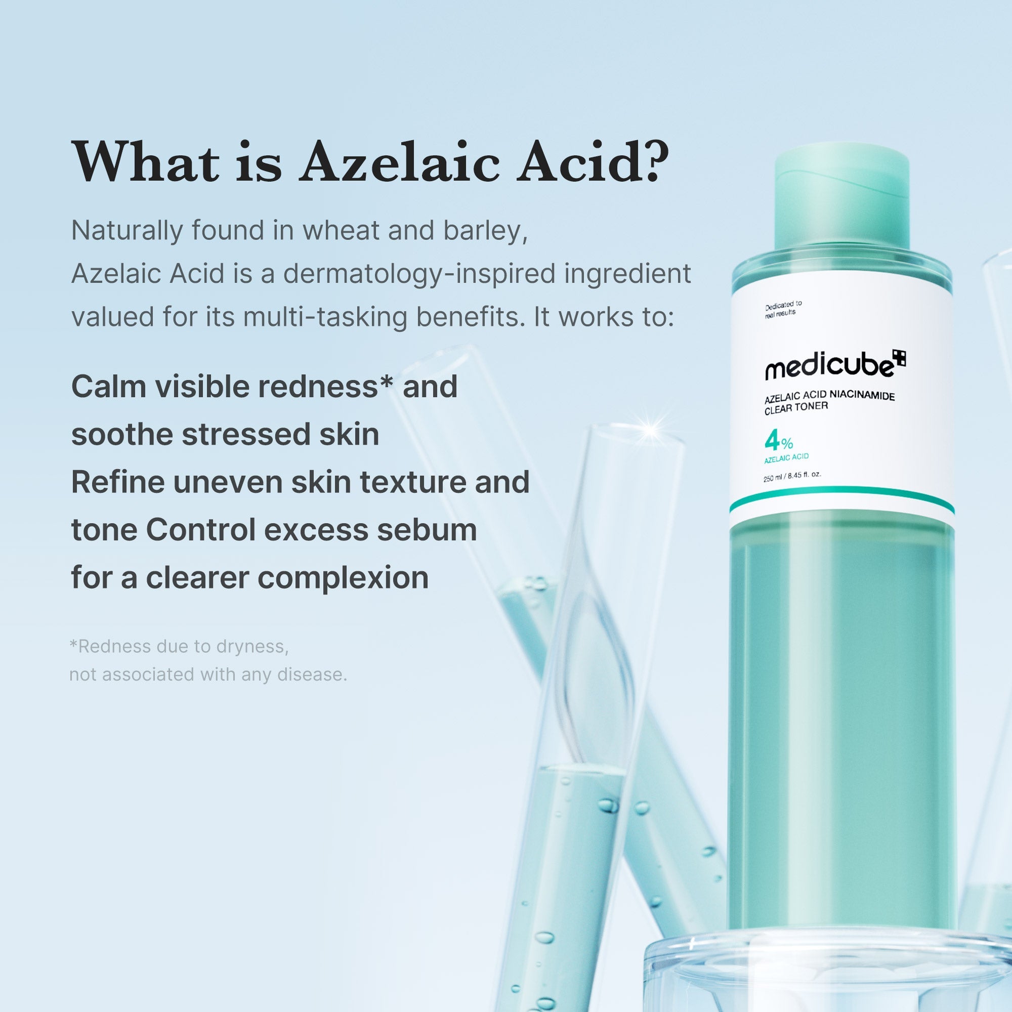 Azelaic Acid Niacinamide Clarifying Toner - From shower to self-care.