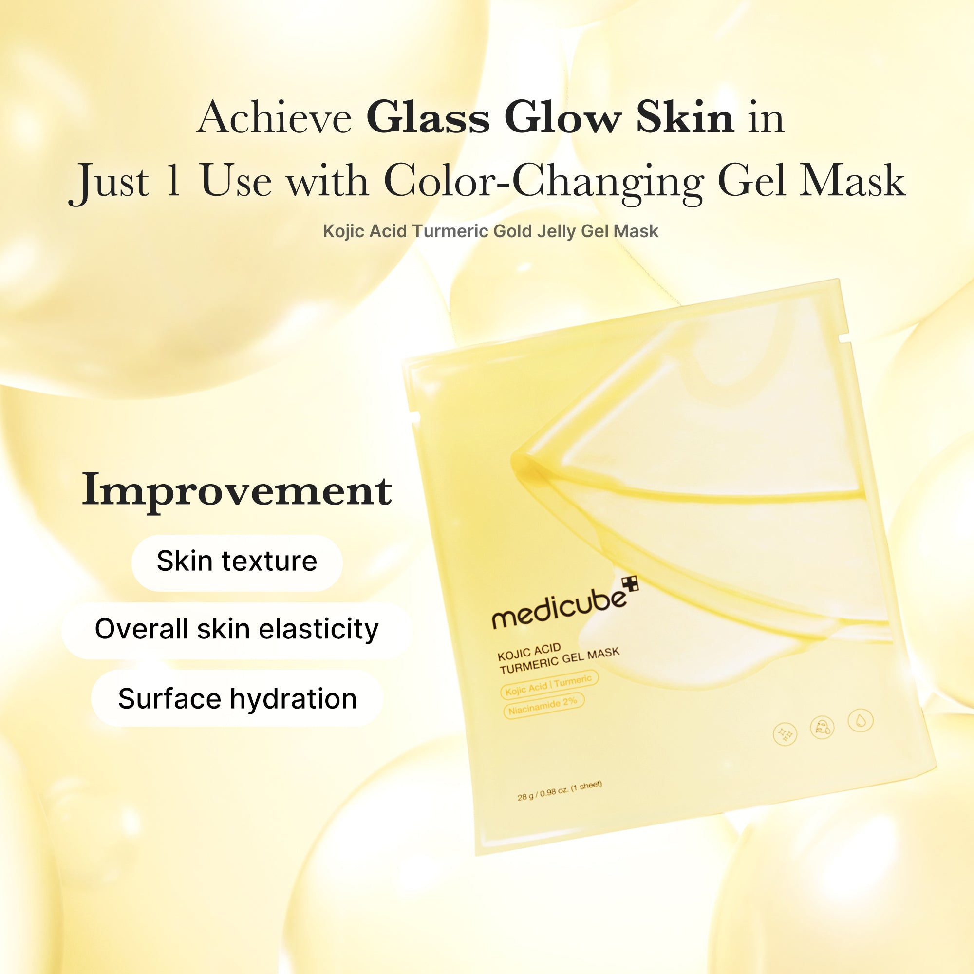 Kojic Acid Turmeric Gold Jelly Gel Mask - Leave room between your plans.