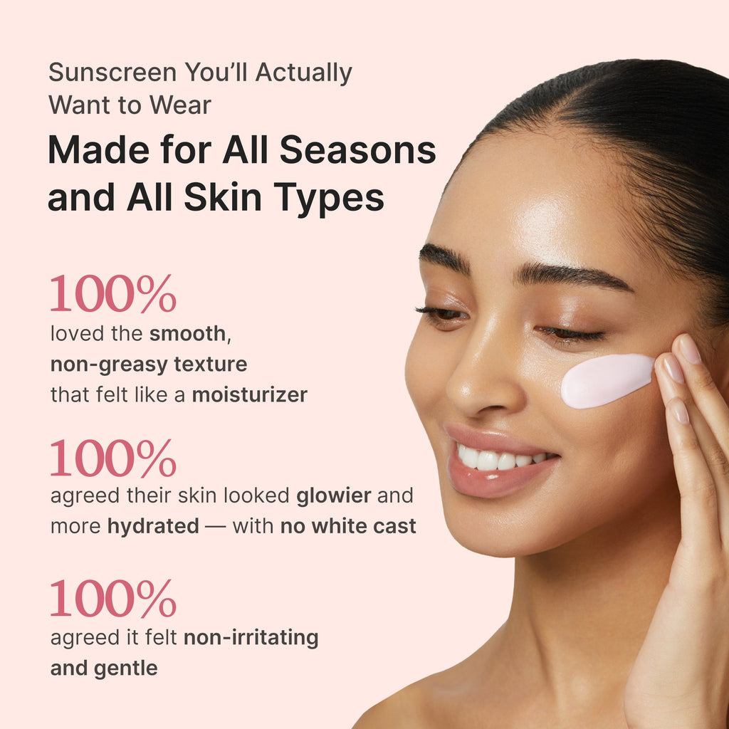 No Cast Just Glow Collagen Sunscreen - Find room for possibility.