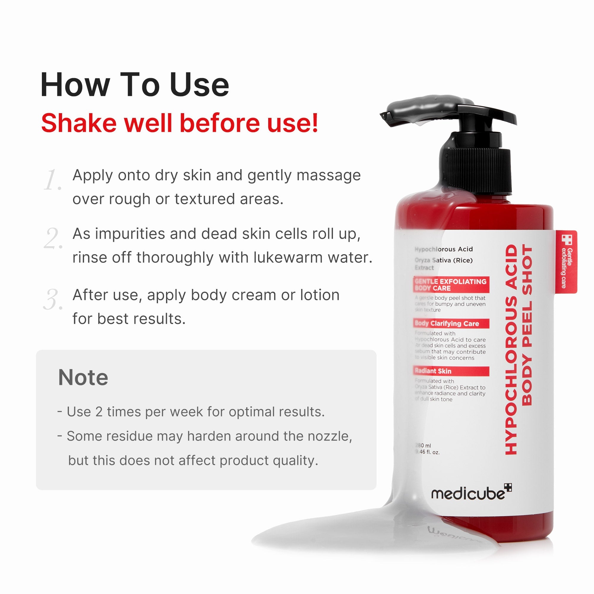 Hypochlorous Acid Rice Body Peel Shot - Your glow wishlist awaits.