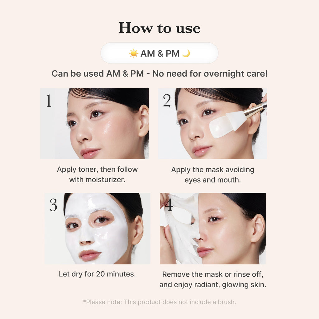 Collagen Milky Glow Daytime Wrapping Mask - Give skincare room to breathe.