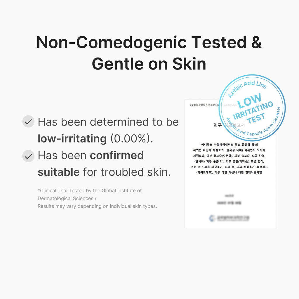 Azelaic Acid Capsule Foam Cleanser - This evening is yours.