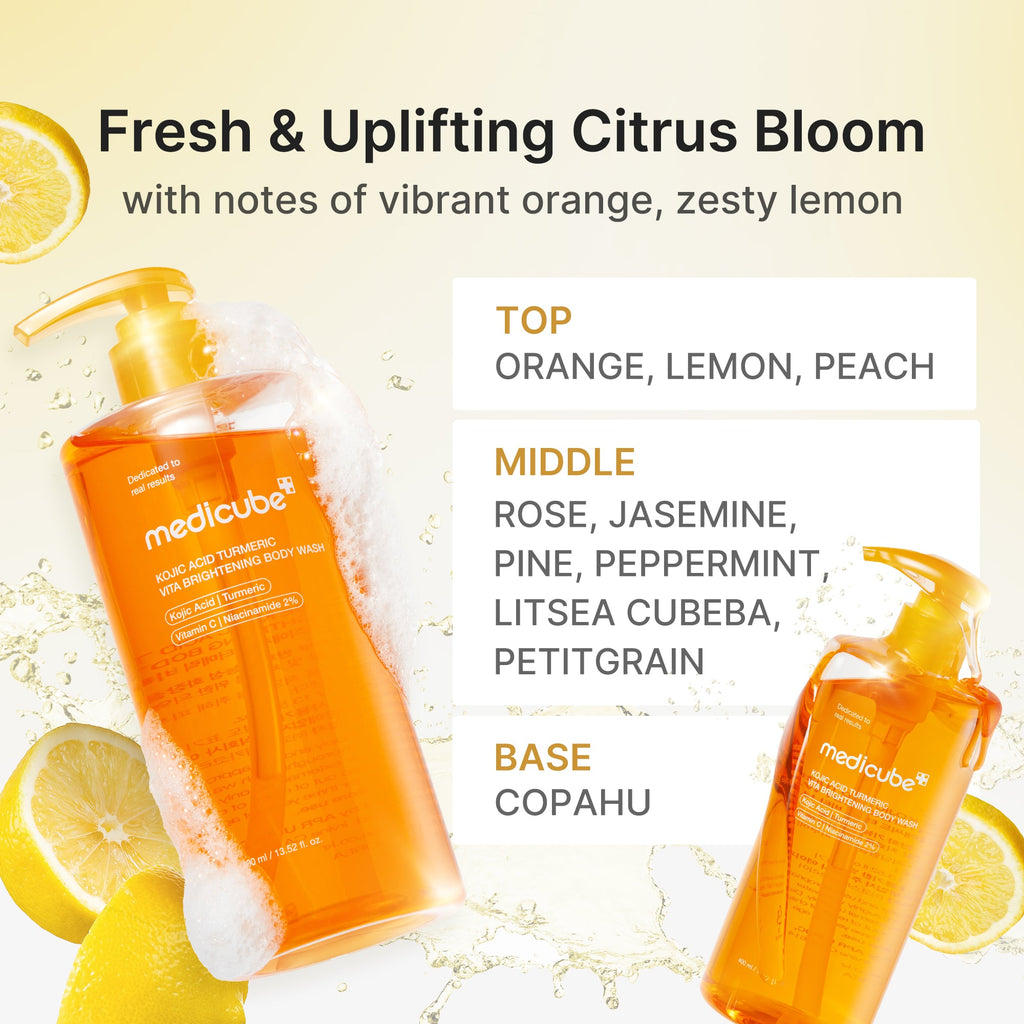 Kojic Acid Turmeric Brightening Body Wash - Care has a personal rhythm.