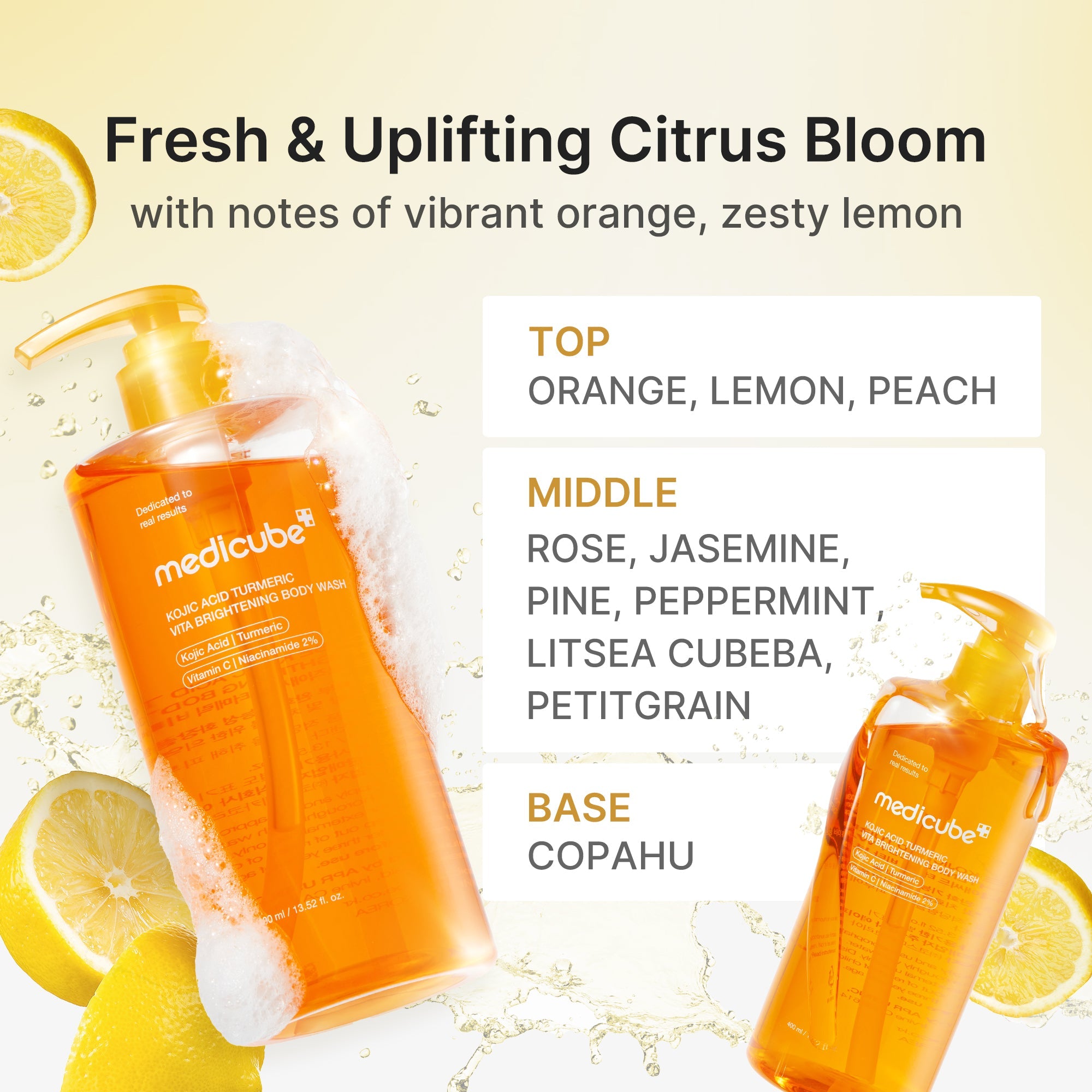 Kojic Acid Turmeric Brightening Body Wash - Care has a personal rhythm.