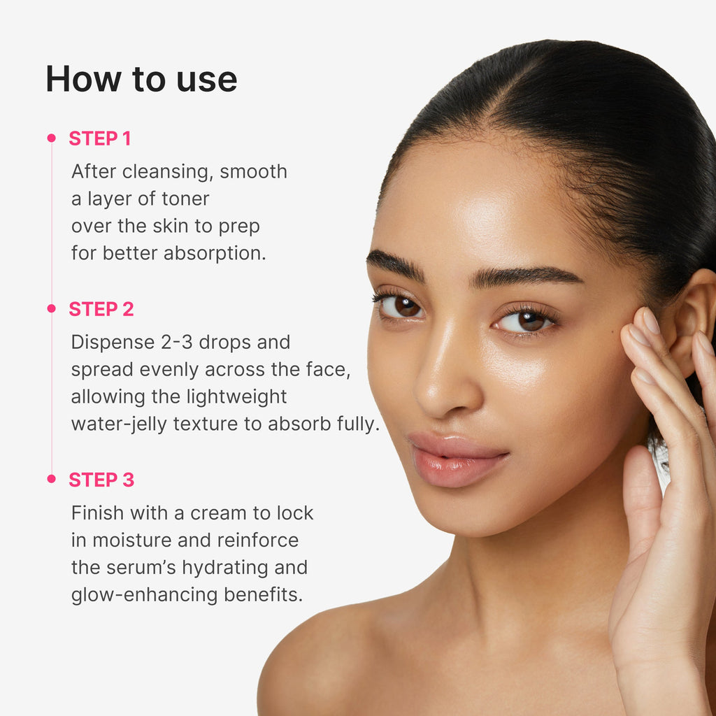 PDRN Pink Collagen Glow Jelly Serum - Stay in. Bring the skincare.