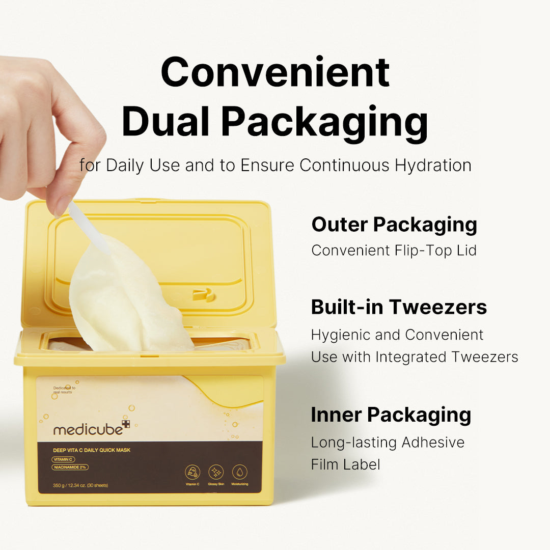 Deep Vita C Daily Quick Masks - A fresh face for skincare.