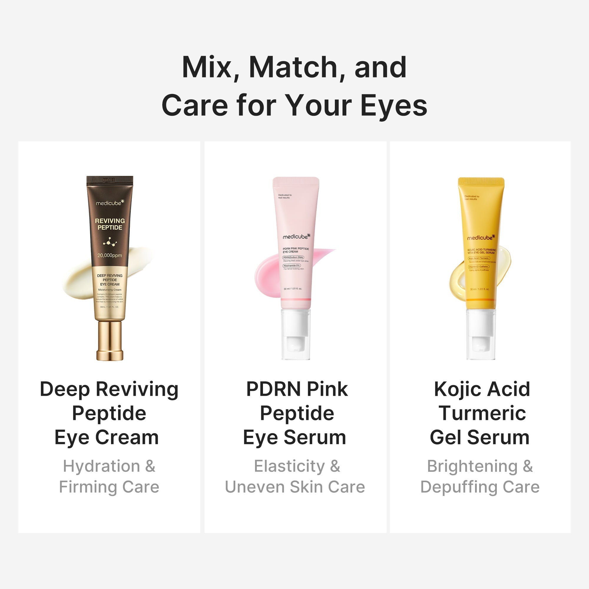 Kojic Acid Turmeric Eye Gel Serum - Bring care into the picture.