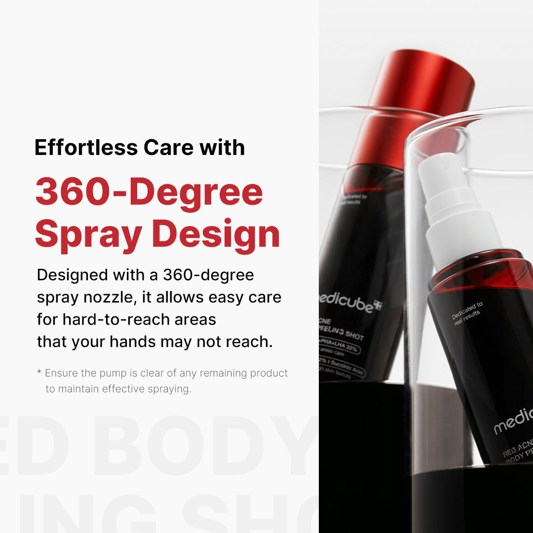Red Body Peeling Shot Cleanser - Choose care with intention.