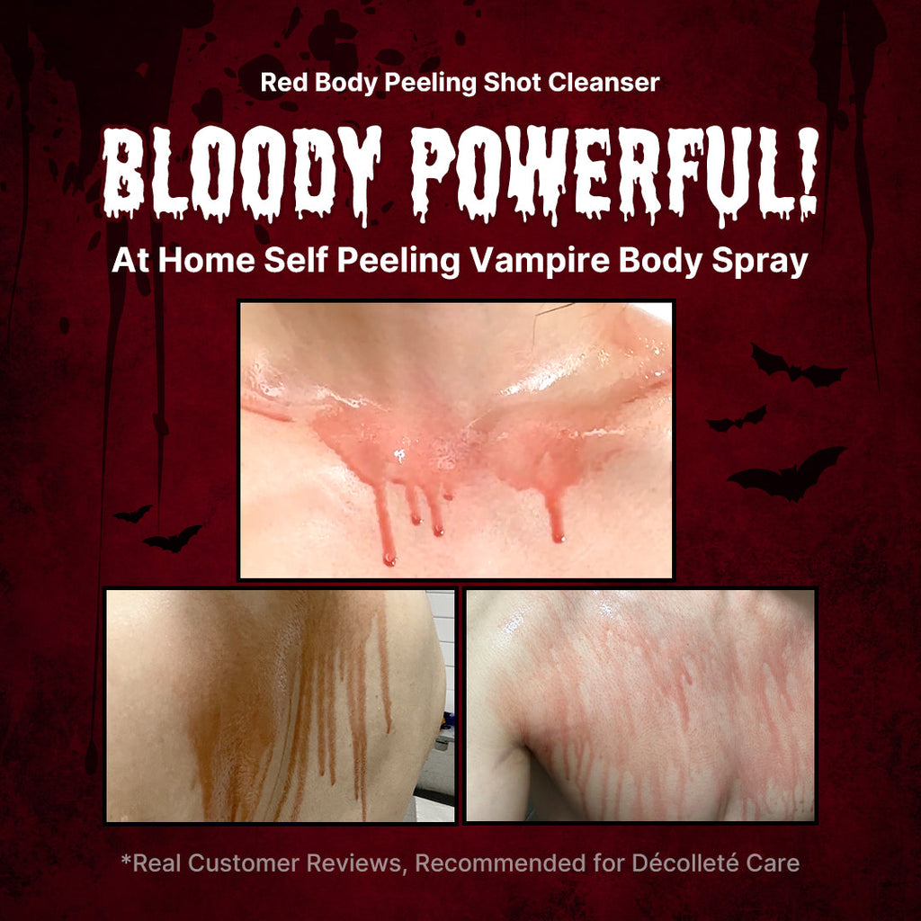 Red Body Peeling Shot Cleanser - Choose care with intention.