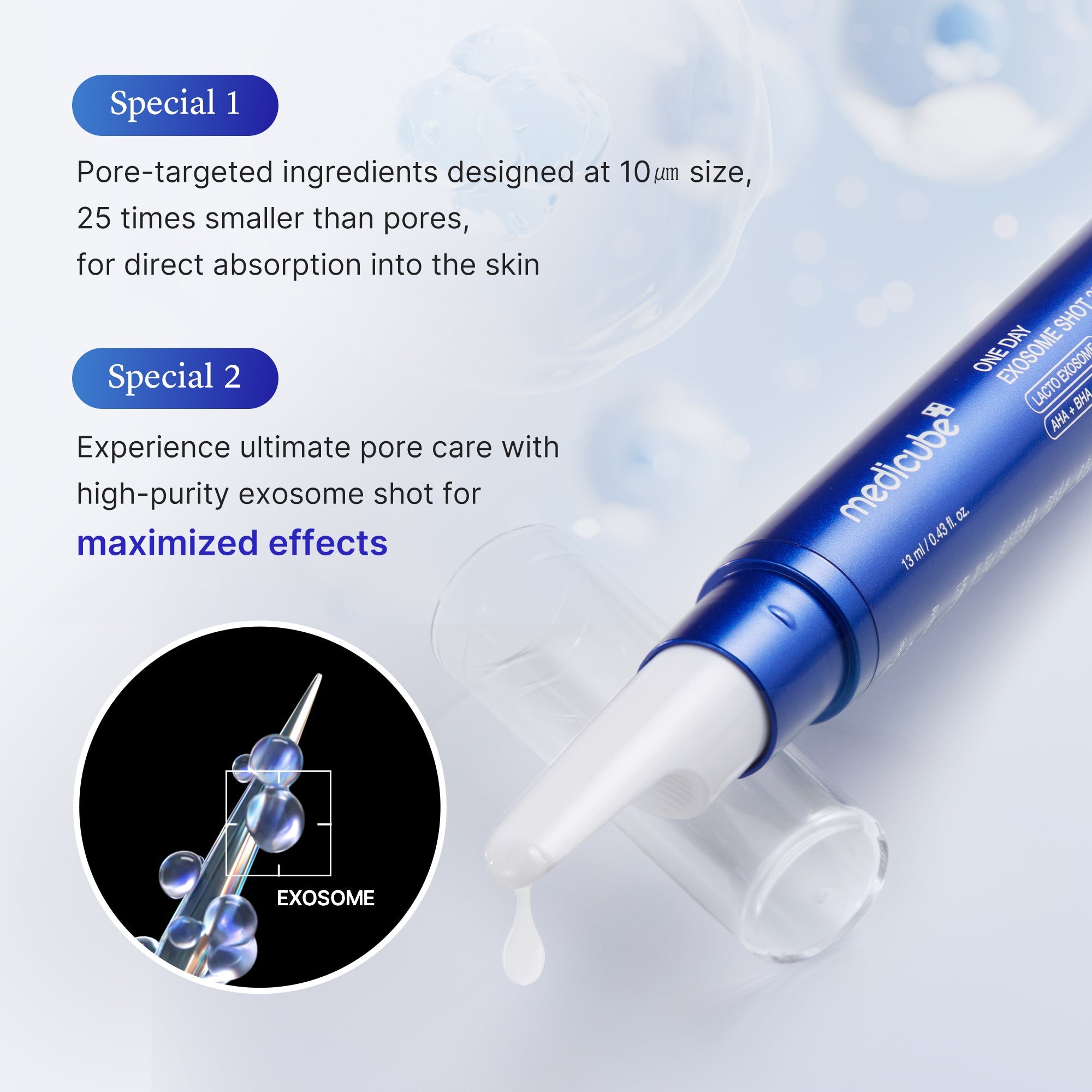 Zero Exosome Shot - Explore your skin care story.