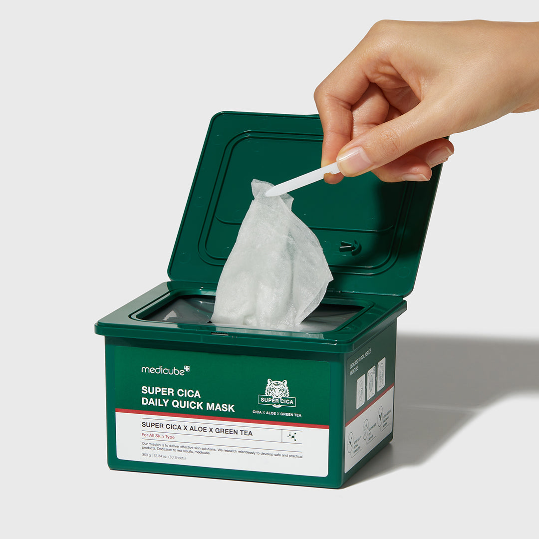 Super Cica Daily Quick Masks - Skin love is always personal.