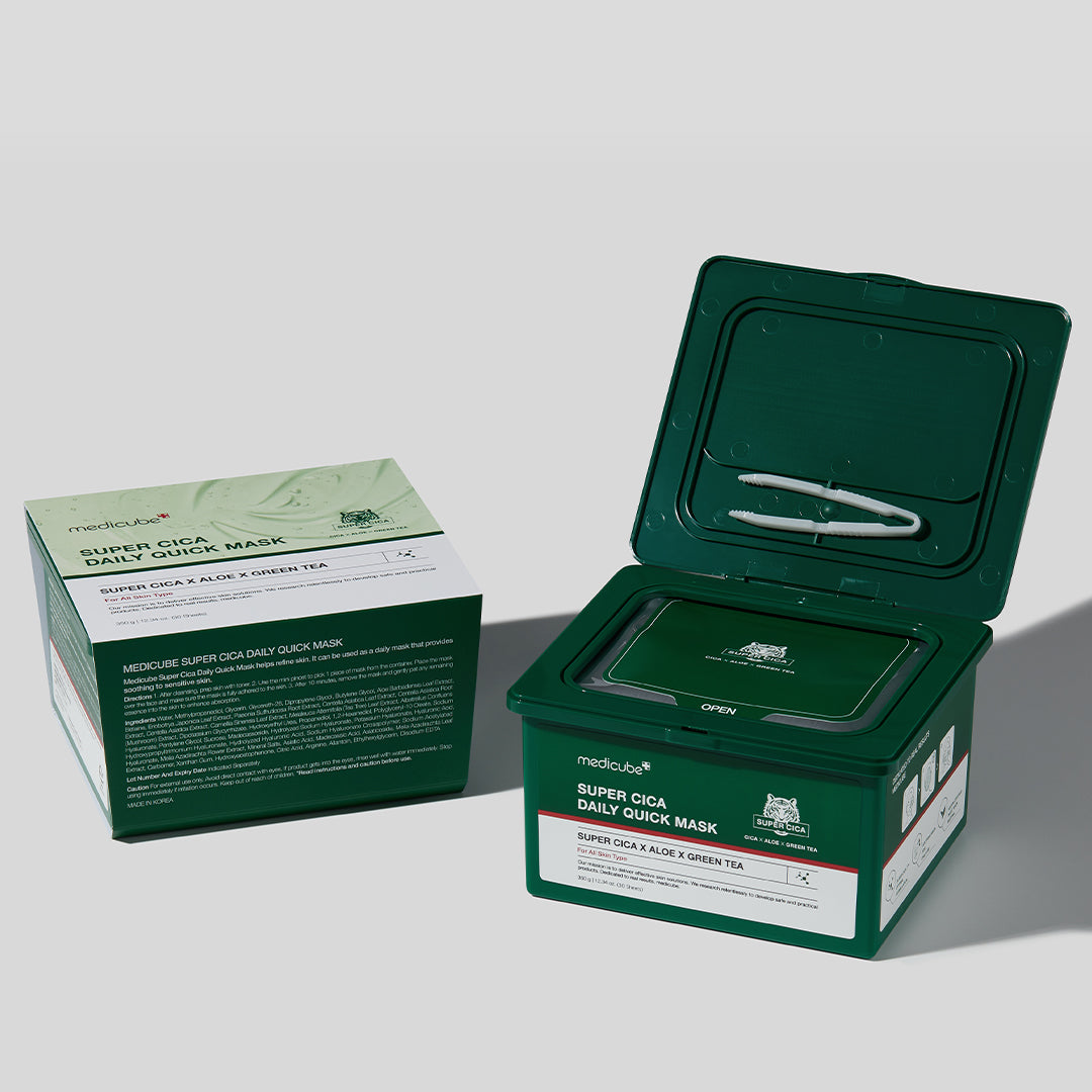Super Cica Daily Quick Masks - Skin love is always personal.