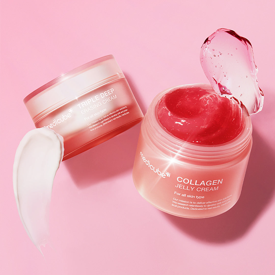Collagen Swirl Duo - A moment before makeup.