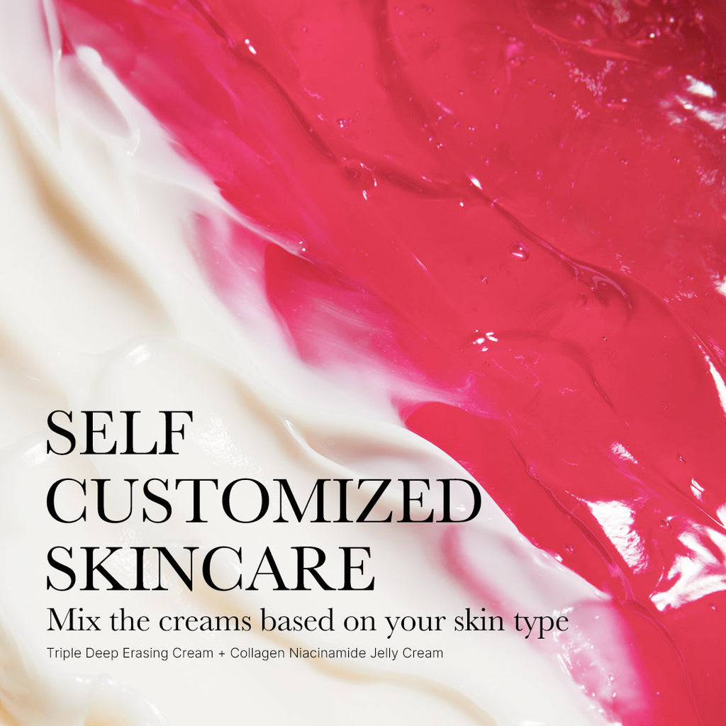 Collagen Swirl Duo - A moment before makeup.
