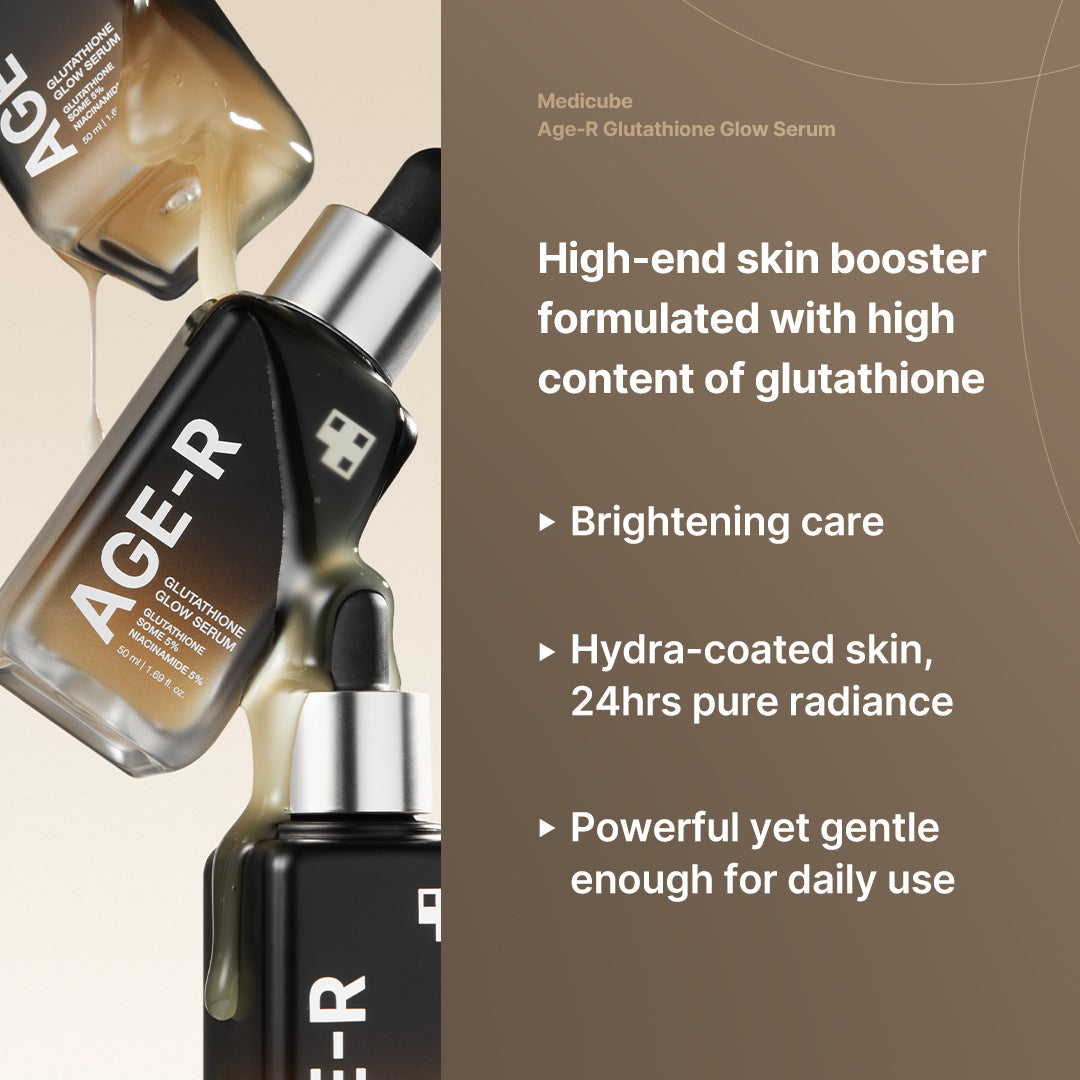 AGE-R Glutathione Glow Serum - Bring your own beauty energy.
