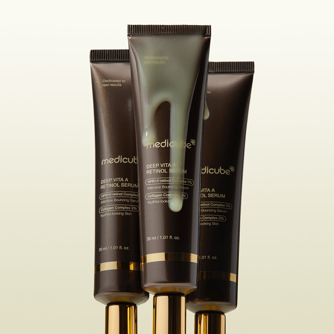 Deep Reviving Bakuchiol Retinol Serum - Keep Medicube in the picture.