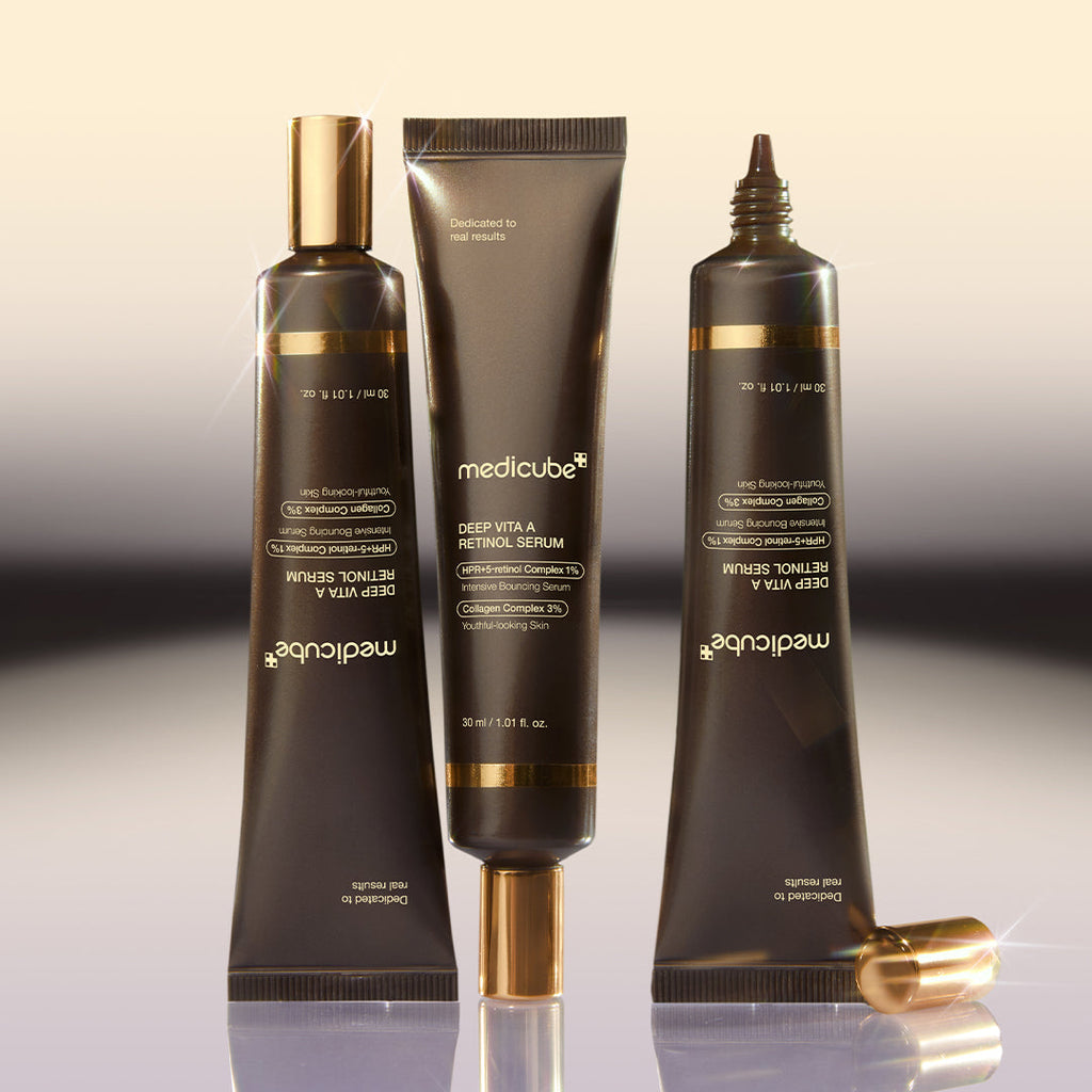 Deep Reviving Bakuchiol Retinol Serum - Keep Medicube in the picture.