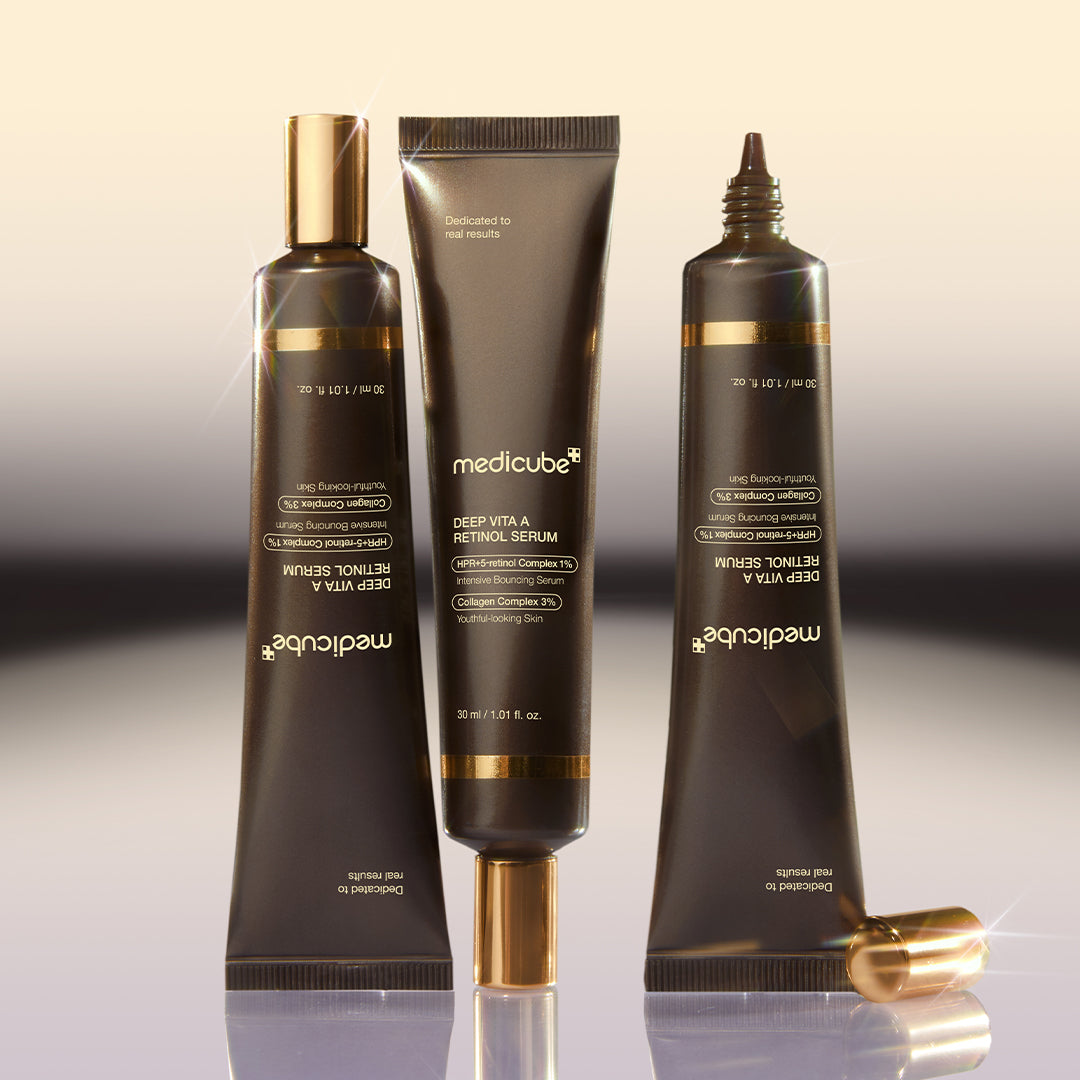 Deep Reviving Bakuchiol Retinol Serum - Keep Medicube in the picture.