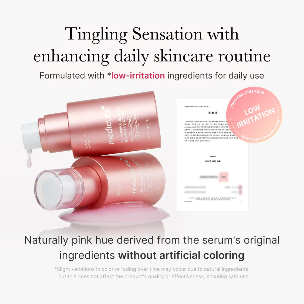 PDRN Pink Collagen Exosome Shot - Care with self-respect.