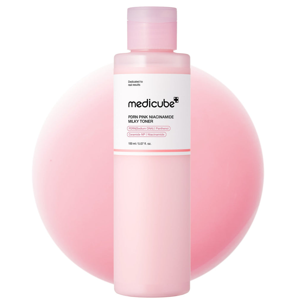 PDRN Pink Niacinamide Milky Toner - A treat for your person.
