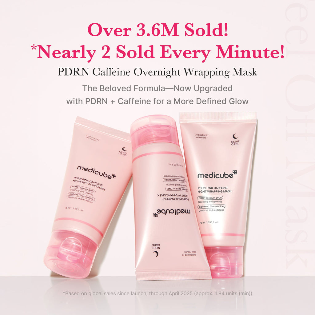 PDRN Pink Caffeine Overnight Wrapping Mask - Show up for your skin.