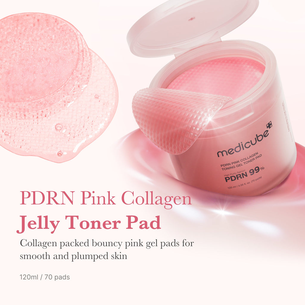 PDRN Pink Collagen Gel Toner Pad - A new look at K-beauty.