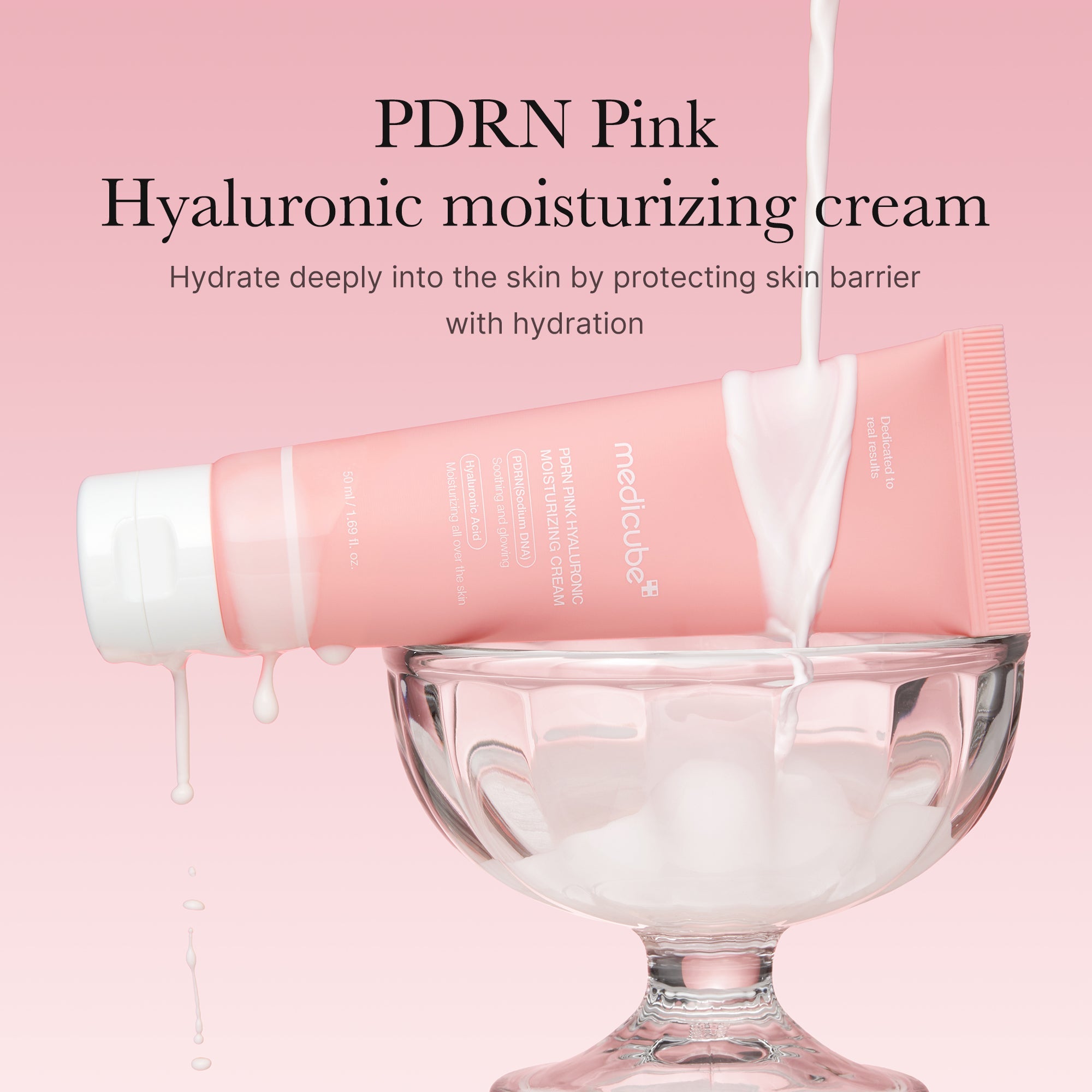 PDRN Pink Peptide Cream - Make getting ready count.