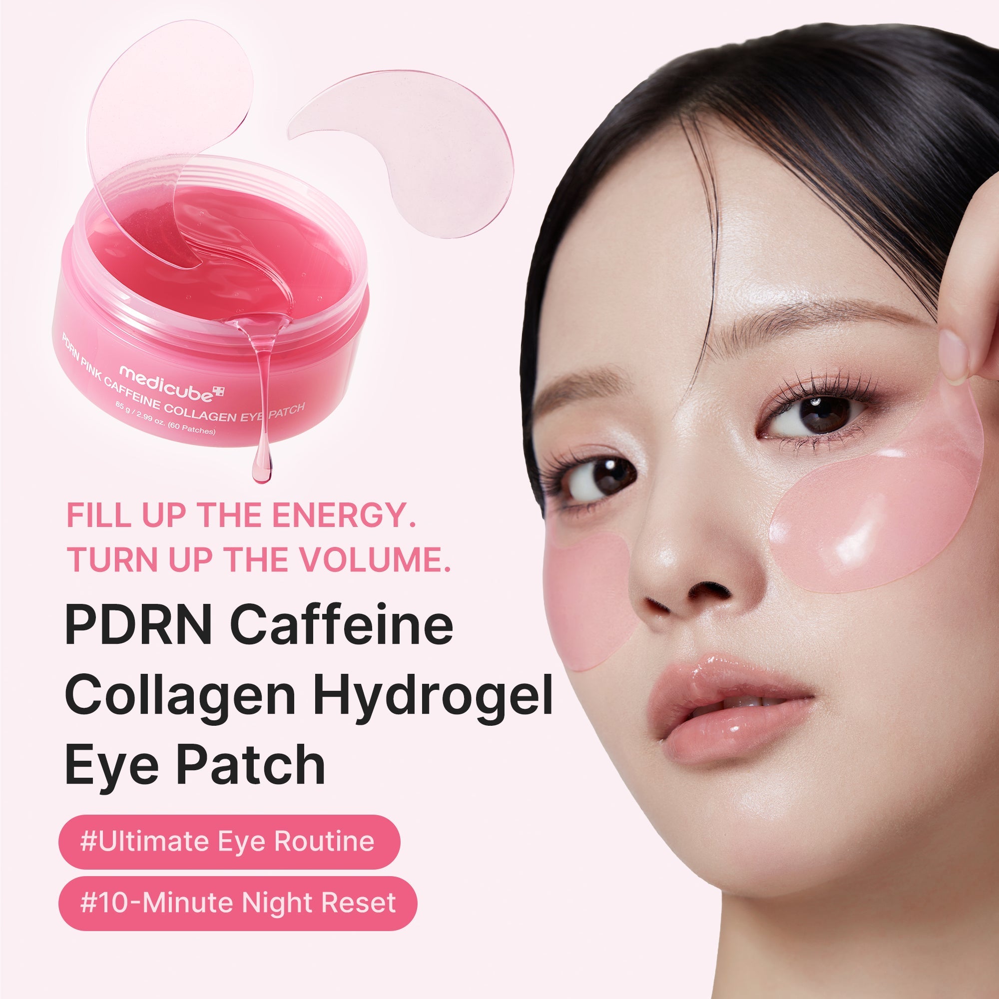 PDRN Caffeine Collagen Eye Patch - Thoughtful care. Your pace.