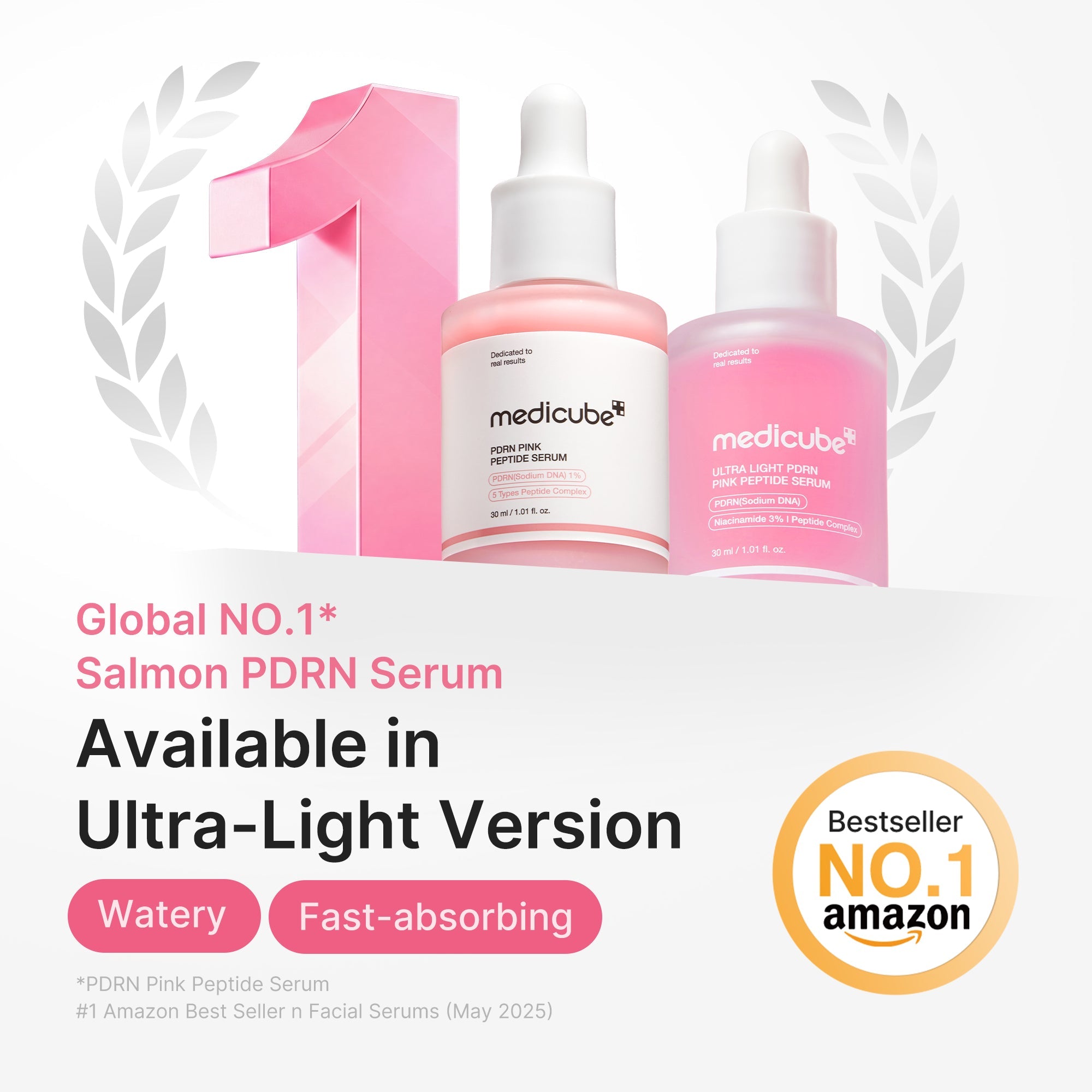 Ultra Light PDRN Pink Peptide Serum - Your next beauty favorite.