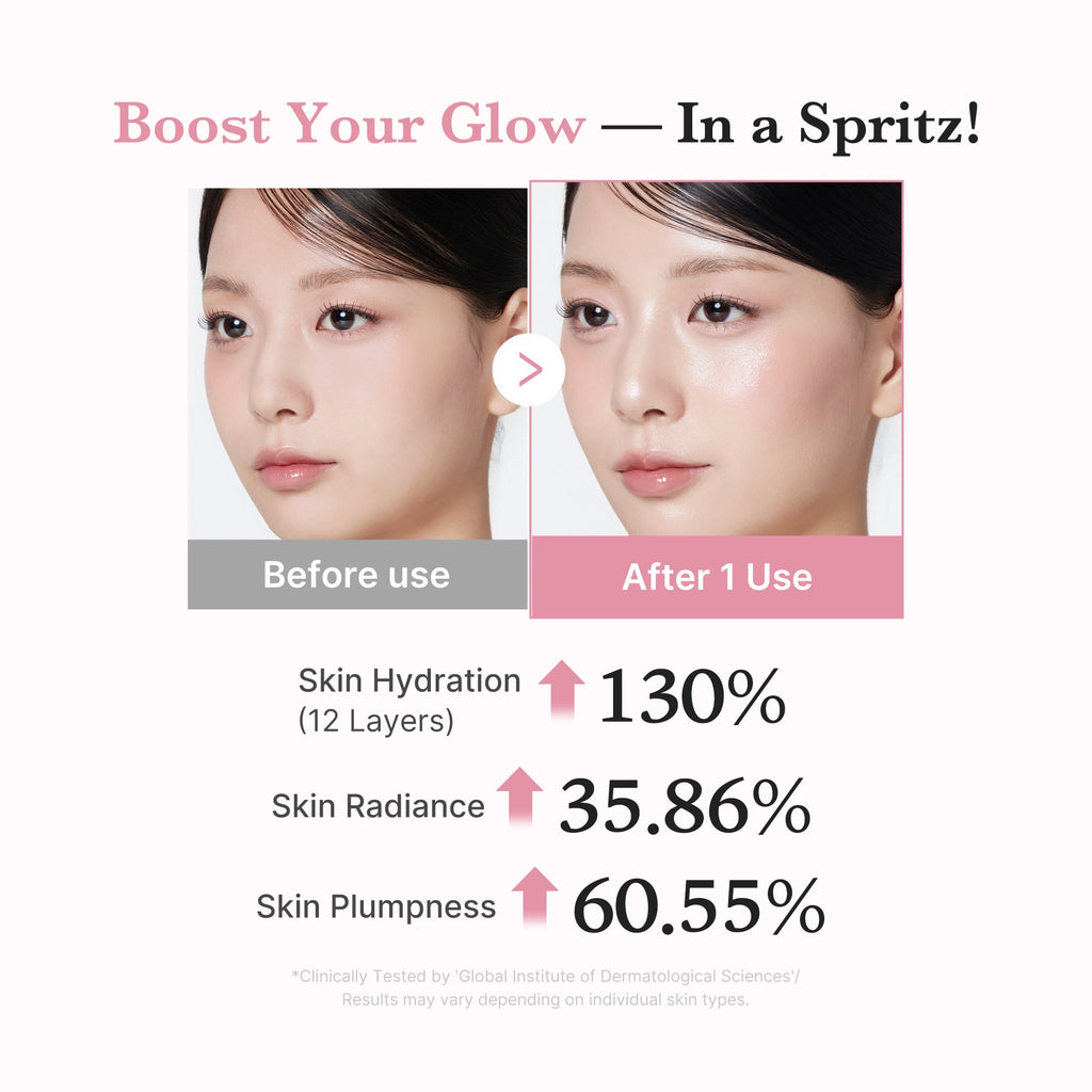PDRN Pink Collagen Glow Jelly Mist Serum - Make a moment your own.