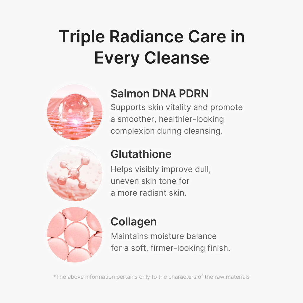 PDRN Pink Glutathione Capsule Foam Cleanser - Consider your vanity curated.