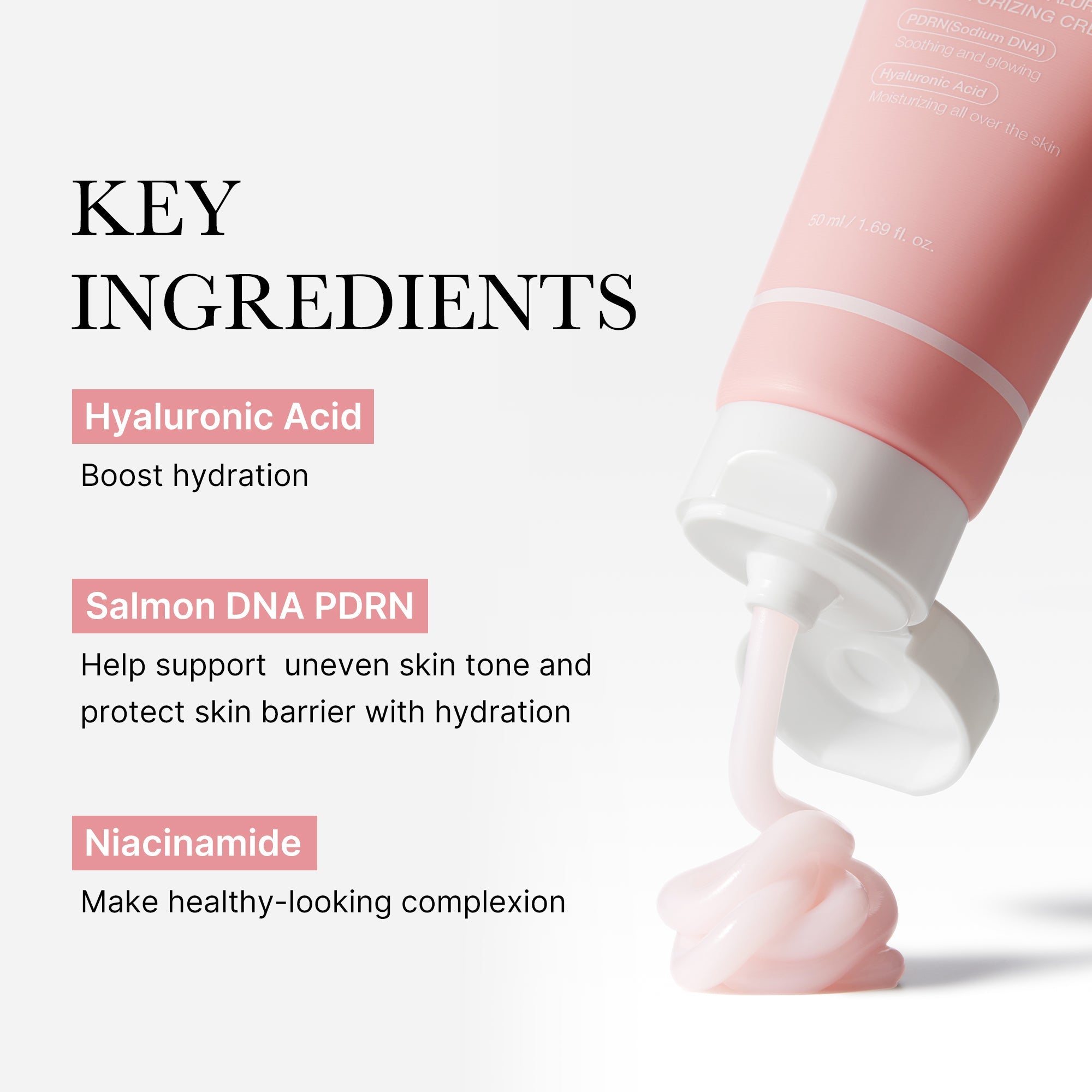 PDRN Pink Peptide Cream - Make getting ready count.