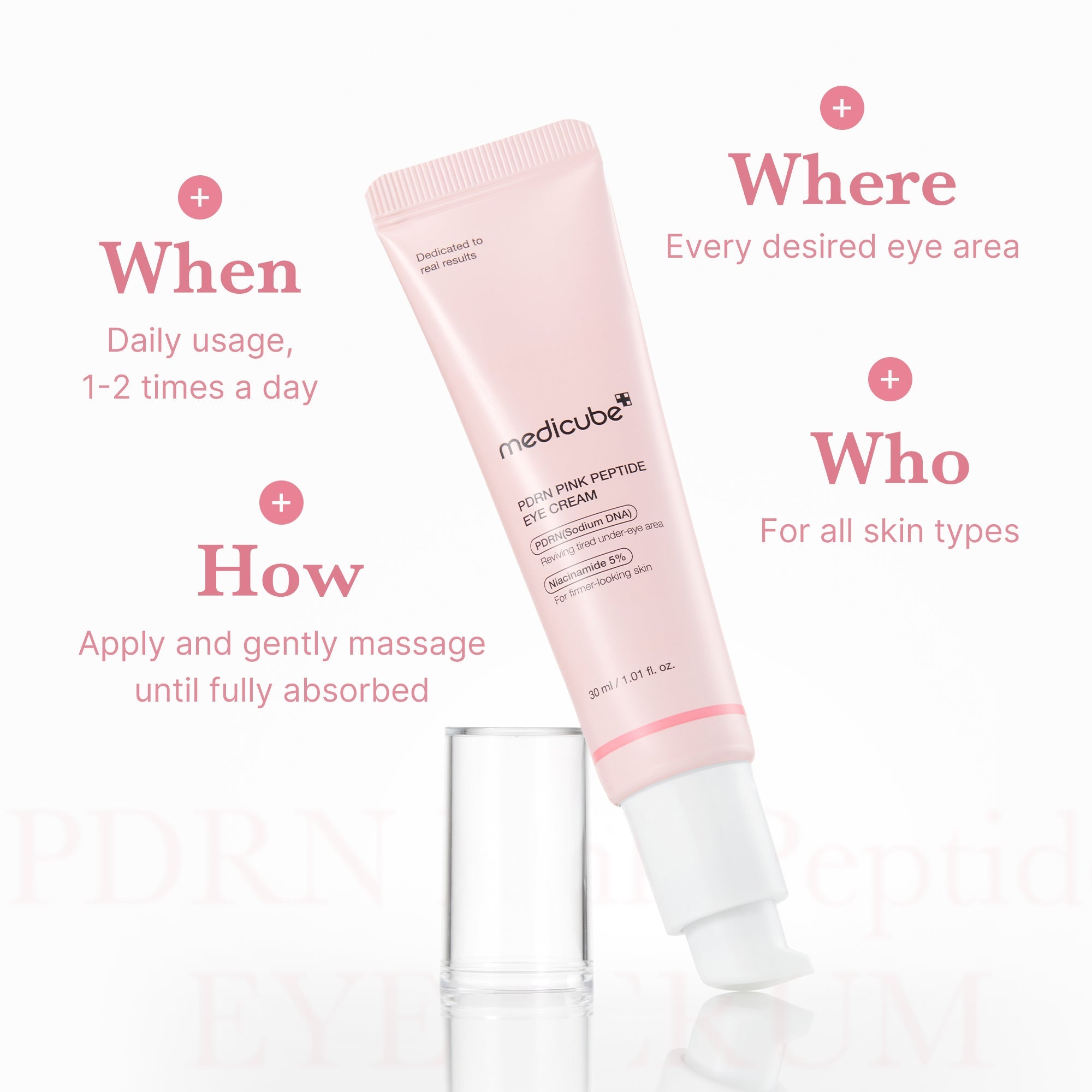 PDRN Pink Peptide Eye Cream - Your bathroom. Your breather.