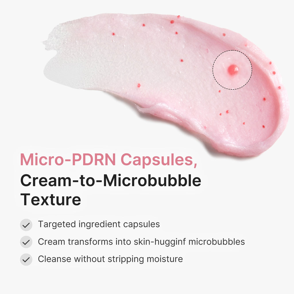 PDRN Pink Glutathione Capsule Foam Cleanser - Consider your vanity curated.