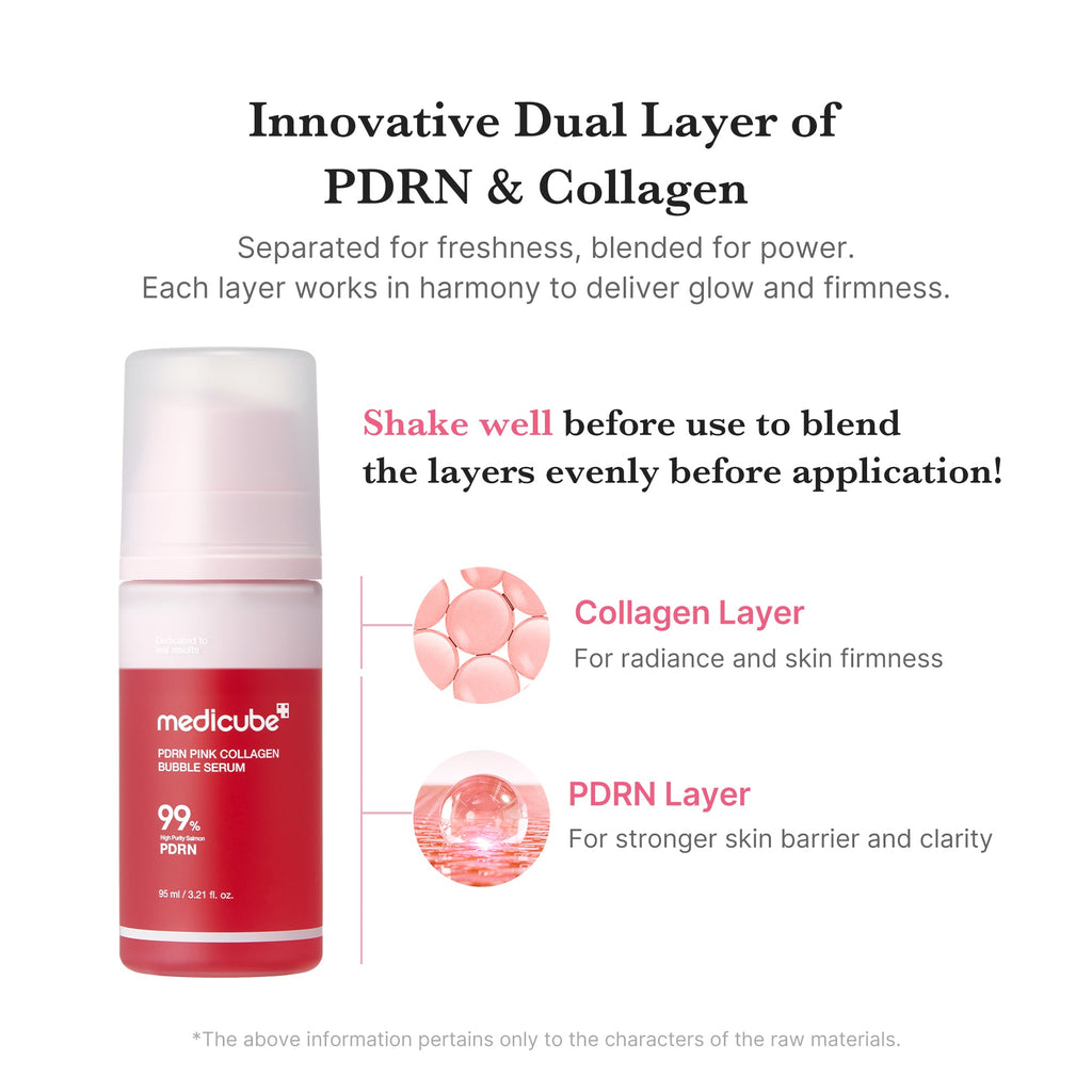 PDRN Pink Collagen Bubble Serum - Wake up to your ritual.
