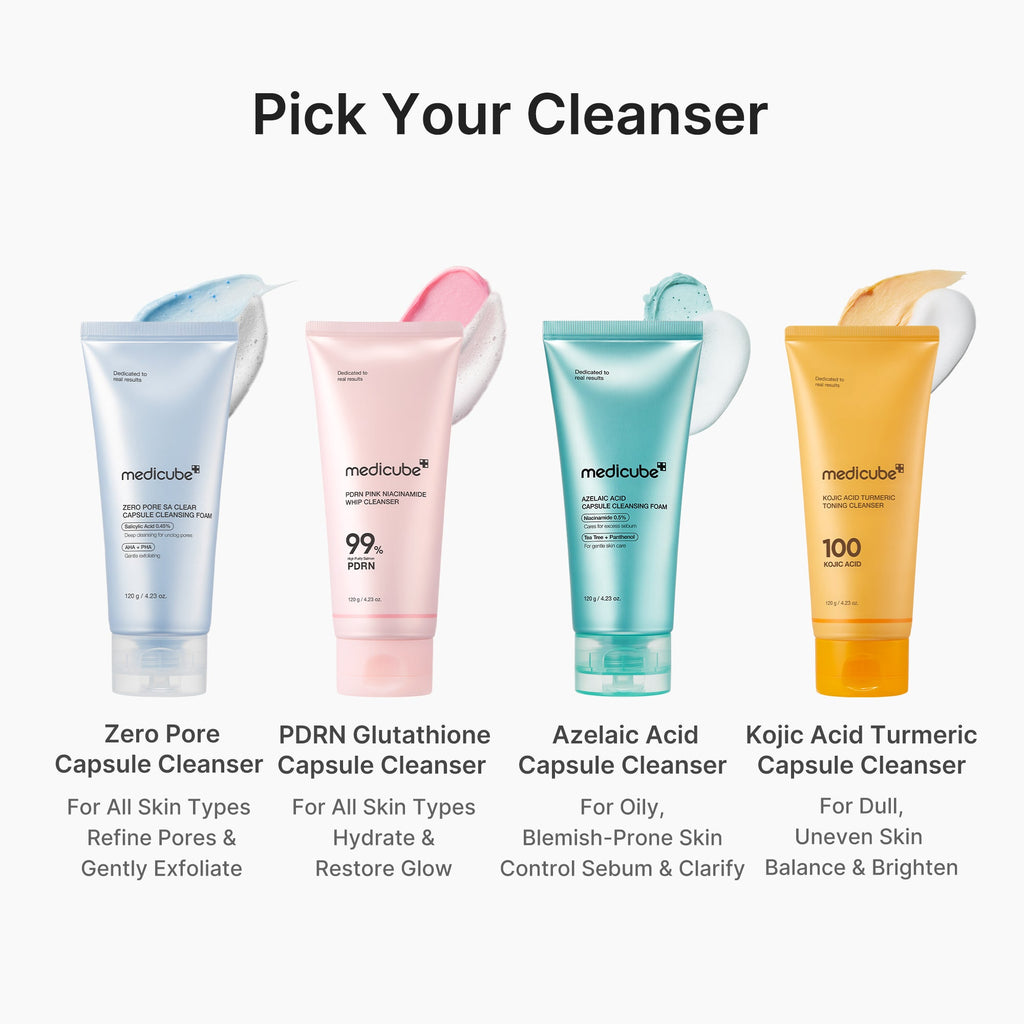 PDRN Pink Glutathione Capsule Foam Cleanser - Consider your vanity curated.