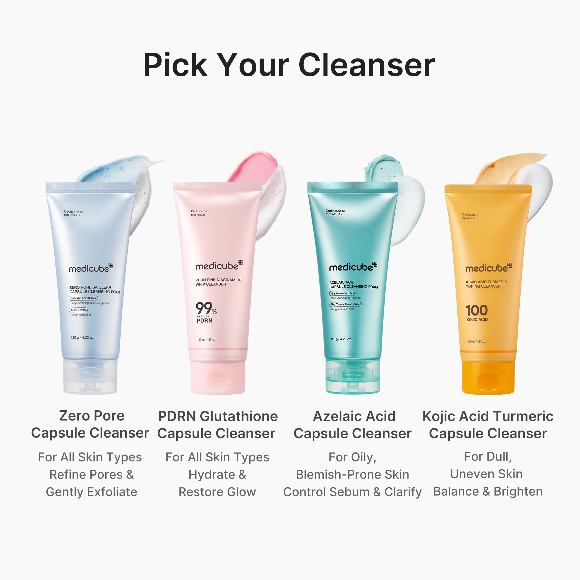 PDRN Pink Glutathione Capsule Foam Cleanser - Consider your vanity curated.