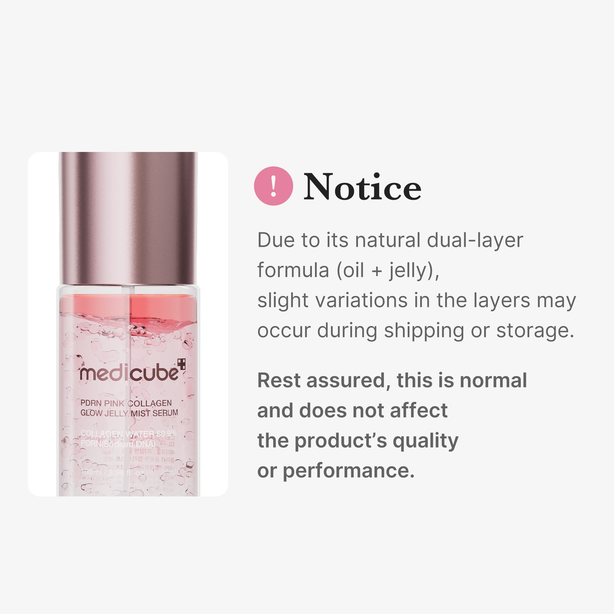 PDRN Pink Collagen Glow Jelly Mist Serum - Make a moment your own.